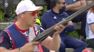 ISSF World Cup Shotgun Lonato Italy – Final Trap Team Men [upl. by Gay]