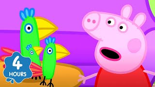 Peppa Pig Enjoying meets a Parrot 🐷  Peppa Pig  Full Episodes  Cartoons for Kids [upl. by Llenoil]