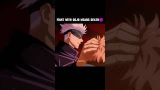 Fight With Gojo Means Death 😈 gojo jujutsukaisen fyp gamingwithkrishna anime shorts [upl. by Daffy]