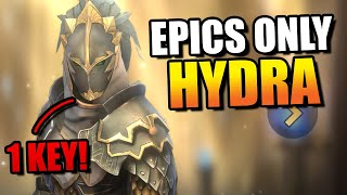 Hydra EPICS ONLY 1 KEY normal NO Shamael  Raid Shadow Legends [upl. by Adanama]