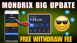 Mnorix Withdraw Token Distribution  monorix withdraw  monorix airdrop withdrawal  monorix update [upl. by Ataynik224]