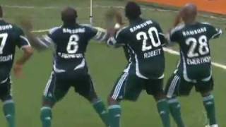 Santos 3 x 4 Palmeiras  Com Dança do vira no Paulistão 2010 [upl. by Razaele]