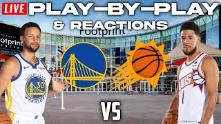 Golden State Warriors vs Phoenix Suns  Live PlayByPlay amp Reactions [upl. by Meyeroff]