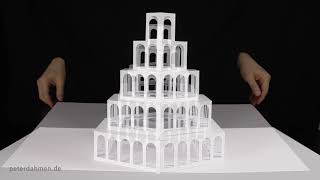 12 PopUp Paper Sculptures by Peter Dahmen [upl. by Camarata]