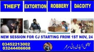 PPC SECTION 378424 THEFT ROBBERY EXTORTION amp DACOITY [upl. by Kissie181]