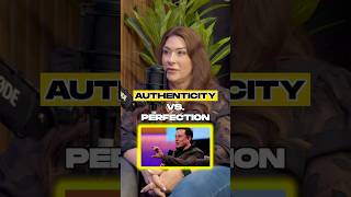 Authenticity vs Perfection podcast podcastclips authenticity perfection work [upl. by Auqenahc]