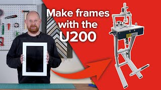 How to Join Picture Frames  Alfamacchine U200 [upl. by Reyotal]