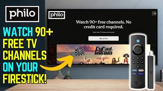 Philo Free Channels  Watch 90 Live TV Channels for FREE [upl. by Christensen]