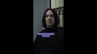 59 seconds of Snape serving sick burns HarryPotter SeverusSnape [upl. by Gnuhc304]