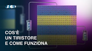 Cosè un TIRISTORE e come funziona  Spiegazione giunzione PNPN [upl. by Paton]