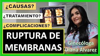 RUPTURA DE MEMBRANAS POR GINECOLOGA DIANA ALVAREZ [upl. by Hsirk]