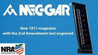 MecGars new 1911 magazine released at the 2017 NRA Annual Meeting [upl. by Ecirehs]