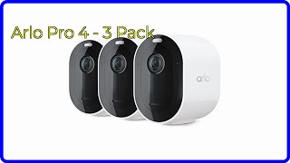 REVIEW 2024 Arlo Pro 4  3 Pack ESSENTIAL details [upl. by Cadmarr]