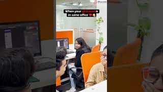 When your girlfriend is in same office  Office couples can relate shorts corporatelife ytshorts [upl. by Yarrum18]