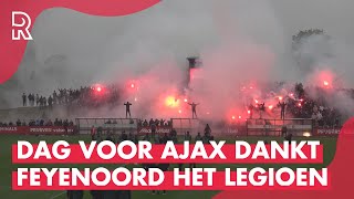 LAATSTE TRAINING FEYENOORD VOOR KLASSIEKER LEGIOEN zorgt voor VUURWERK en GEZANG [upl. by Ibot970]