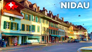 Nidau Biel Switzerland Walking Tour  4K [upl. by Ahselrak]