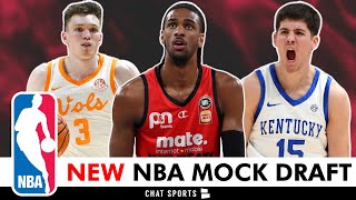 UPDATED 2024 NBA Mock Draft  NBA Draft Rumors [upl. by Nyliak830]