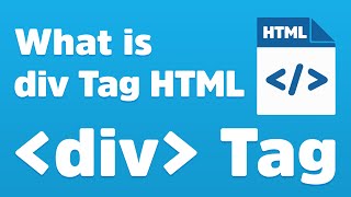 Div Tag  How to use Div Tag in HTML [upl. by Wilson]