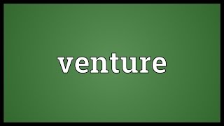 Venture Meaning [upl. by Karp]