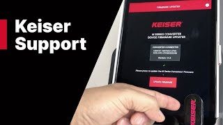 How to update firmware on the Keiser M Series Converter [upl. by Martynne99]