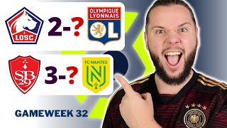 Ligue 1 Gameweek 32 Predictions amp Betting Tips [upl. by Namso]