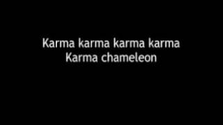 Karma chameleon Boy George  lyrics [upl. by Longo]