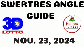 swertres angle guide today 3d national and all STL Swer3 November [upl. by Euqinot269]