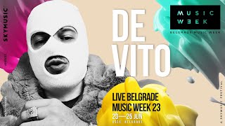 Devito  Svemir LIVE I Belgrade Music Week 23 [upl. by Lesko]