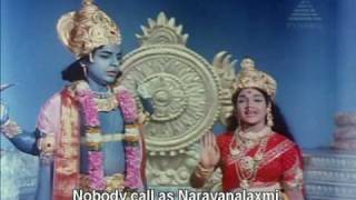 Vishnu tries to kill Lakshmi [upl. by Ettenay]