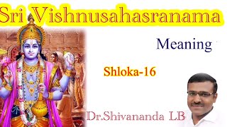 Vishnusahasranama meaning Kannada byDrShivananda [upl. by Maxie]