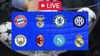 DIRETTA Sorteggi Champions e Europa League 🔴 Quarti di finale avversarie di Juve Roma e Fiorentina [upl. by Tatianas]