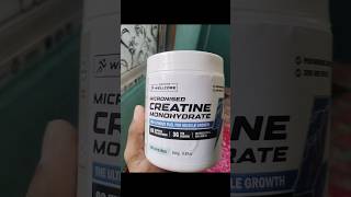 Wellcore Creatine Monohydrate Unboxing Review💪 youtube viral fitness shorts home [upl. by Yeliah]