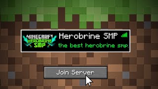 I Visit Herobrine SMP TechnoGamerzOfficial [upl. by Heisser]