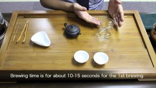 Brewing Technique of Ripe Puerh Tea [upl. by Silvain]