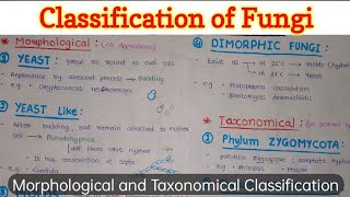 Classification of Fungi  General Microbiology [upl. by Tore655]