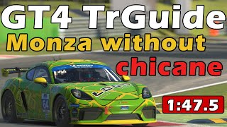 iRacing GT4 Challenge Monza Without First Chicane Track Guide  1475  2024 Season 1 [upl. by Semmes]