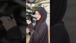 JINSHA JAFFERlatest reelREEL WORLD hijabi shorts reels beautifulgirl song cute edit abaya [upl. by Sonitnatsnok]