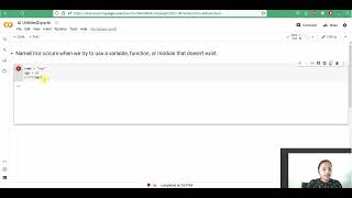 What Is a NameError in Python How do I fix name error in Python How NameError Works with Examples [upl. by Harragan]
