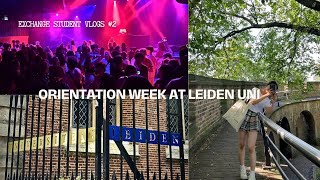 VLOG Orientation week at Leiden University  exchange diaries [upl. by Daugherty]