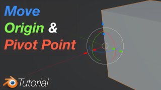 32 Blender Tutorial Change Pivot Point or Origin of an Object [upl. by Louth]