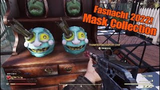 Mask Collection Fasnacht 2022  Helvetia WV  Fallout 76  PS4PS5  Look [upl. by Settle]