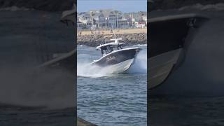 Boat  Slainte  Manasquan Inlet To The Point Pleasant Beach Ocean [upl. by Knighton]