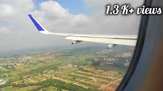 Landing at Kempegowda International Airport Bangalore  IndiGo Airbus A320neo  indigo [upl. by Nelleoj626]