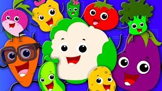 Ten Little Vegetables  Learn Vegetables  Nursery Rhymes And Kids Songs For Children kids tv [upl. by Roma961]