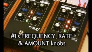 Stereo Ring Modulation with the Moog MF102 [upl. by Dnamra]