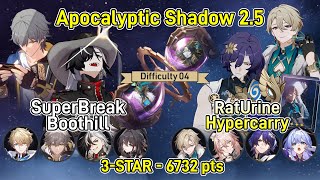 E0S0 Boothill SuperBreak amp E0S0 RatUrine Hypercarry  Apocalyptic Shadow  Stage 4  HSR 25 [upl. by Suoiradal260]