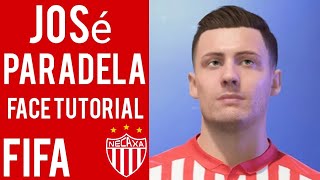 José Paradela Necaxa  Face tutorial FIFA [upl. by Oiragelo]