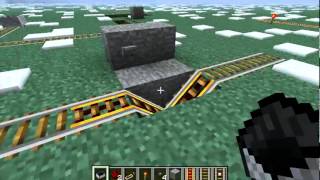 Minecraft Kreuzung  Tutorial Weichen [upl. by Afas963]