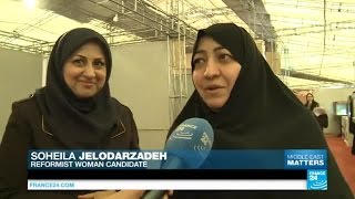 Iran meet the women campaigning for change in parliamentary elections [upl. by Adaven842]