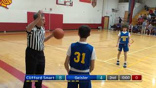 SmartvsGeisler 6th and 7th Boys Basketball [upl. by Sapowith415]